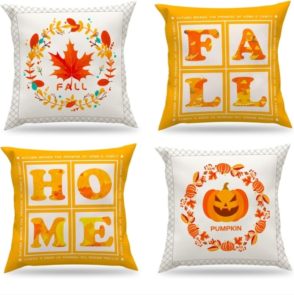 4 PCS FALL PILLOWCASE - Picture 2 of 12